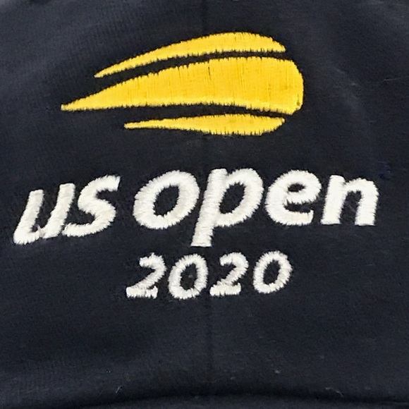 Quake City's "US Open 2020" Adjustable Navy Blue Tennis Tournament Ball Cap - Picture 3 of 15